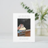 Foto zum ersten Geburtstag danke Postkarte (Stehend Vorderseite)