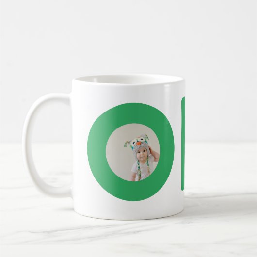 Foto zum ersten Geburtstag Kaffeetasse (Links)