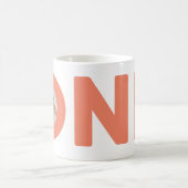 Foto zum ersten Geburtstag Kaffeetasse (Mittel)