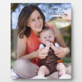 Foto zum Ersten Muttertag Fotoplatte (Vorderseite)