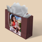 Foto zum Ersten Muttertag Große Geschenktüte