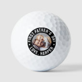 Foto zum ersten Vatertag Golfball (Vorderseite)