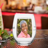 Foto zum Geburtstag Weinglas Ohne Stiel