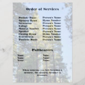 Foto zum Gedächtnisdienst Pine Tree Programm (Rückseite)