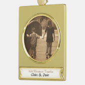 Foto zum Goldenen Jahresanfang Banner-Ornament Gold (Links)