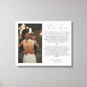 Foto zum Hochzeitsfeiern Leinwanddruck