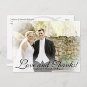 Foto zum Hochzeitsficken mit weißem Nebel dank Kar Postkarte (Vorne/Hinten)