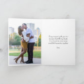 Foto zum Hochzeitstag Karte (Innenseite)