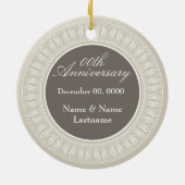 Foto zum Hochzeitstag Keramikornament (Hinten)