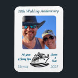 Foto zum Hochzeitstag PERSONALISIEREN Magnet<br><div class="desc">Foto Kreuzfahrt für Hochzeiten PERSONALISIEREN Magnet. Dieses TÜR MARKER FOTO CRUISE MAGNET, ist für diejenigen, die sich auf die besondere ANNIVERSARY CRUISE, einfache, aber elegante Foto Achtung Ihres Jubiläums Kreuzfahrt. Made as a TEMPLATE, damit Sie es zu Ihrem eigenen machen! Ändern Sie in der begrenzten Raum zur Verfügung gestellt, um...</div>