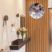 Foto zum Hochzeitstag Runde Wanduhr