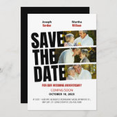 Foto zum Hochzeitstag Save The Date (Vorne/Hinten)