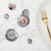 Foto zum Hochzeitstag Silver Custom Konfetti (Gruppe)