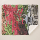 Foto zum japanischen Garten Pond Lantern und Rote  Sherpadecke (Vorderseite (Horizontal))