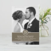 Foto zum Jubiläum Einladung (Stehend Vorderseite)