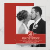 Foto zum Jubiläum Einladung (Vorne/Hinten)