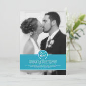 Foto zum Jubiläum Einladung (Stehend Vorderseite)