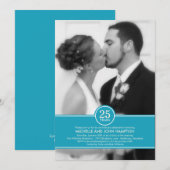 Foto zum Jubiläum Einladung (Vorne/Hinten)