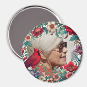 Foto zum Kardinal-Memorial Keepake Magnet (Vorderseite/Rückseite)