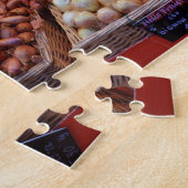 Foto zum Marktstau der französischen Zwiebeln Puzzle (Seite)