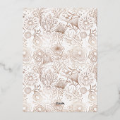 Foto zum Meeresleben Folien Feiertagskarte (Rückseite)