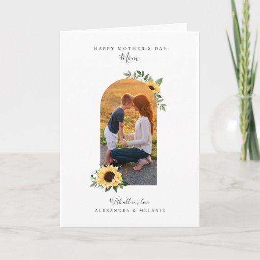 Foto zum Muttertag - Hochglanz Karte (Vorderseite)