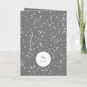 Foto zum Neujahrsgruss des Siegels Feiertagskarte (Rückseite)