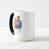 Foto zum Neujahrstag - Geburtstag für neues Paar Verwandlungstasse (Vorderseite Links)