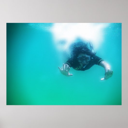 Foto zum Schnorcheln Poster (Vorne)