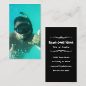 Foto zum Schnorcheln Visitenkarte (Vorne/Hinten)