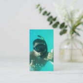 Foto zum Schnorcheln Visitenkarte (Stehend Vorderseite)