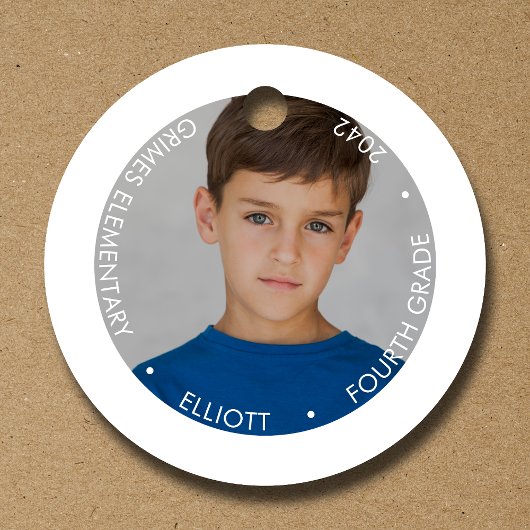 Foto zum Schuljahr Geschenkanhänger