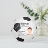 Foto zum Thema Fußball Einladung (Stehend Vorderseite)