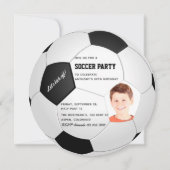 Foto zum Thema Fußball Einladung (Vorderseite)