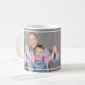 Foto zum Vater "Bester Schritt" Kaffeetasse (Vorderseite Links)