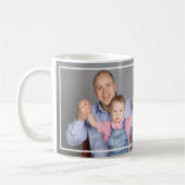 Foto zum Vater "Bester Schritt" Kaffeetasse (Links)