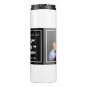 Foto zum Vater "Bester Schritt"   Thermosbecher (Rückseite)