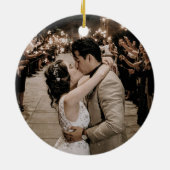 Foto zum zweiten Garnelenjubiläum Keramik Ornament (Hinten)