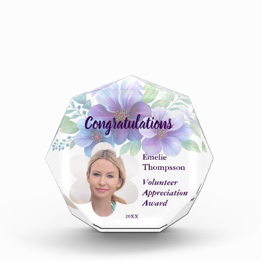 Foto zur Anerkennung von Blumenfreunden (Vorderseite)