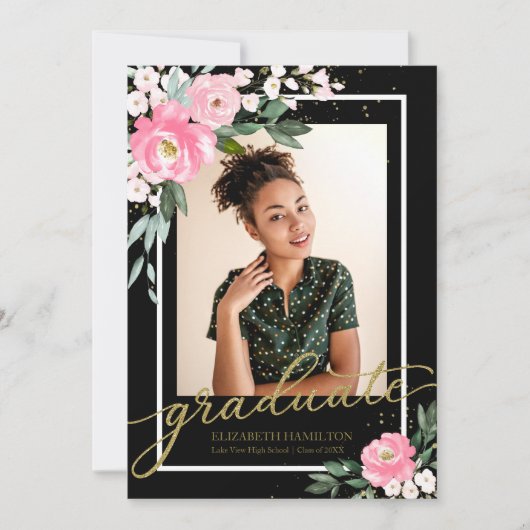 Foto zur Ankündigung eines Graduiertenlaufs (Vorderseite)