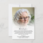 Foto zur Beerdigung Dankeskarte (Vorderseite)