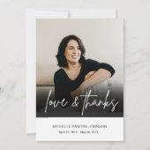 Foto zur Beerdigung Dankeskarte (Vorderseite)