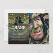 Foto zur Beerdigung der Armee Dankeskarte (Vorderseite)