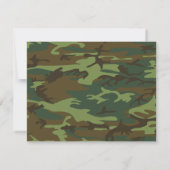 Foto zur Beerdigung der Armee Dankeskarte (Rückseite)