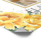 Foto zur Beerdigung der Gelben Flora Poster (Ecke)