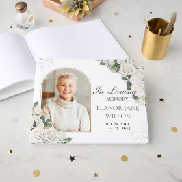 Foto zur Beerdigung des Blumenbildes von White Ros Gästebuch