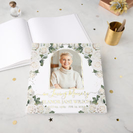 Foto zur Beerdigung des Blumenbildes von White Ros Gästebuch