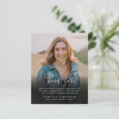 Foto zur Beerdigung des Haushalts Dankeschön-Karte (Stehend Vorderseite)