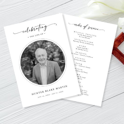 Foto zur Beerdigung des Lebensfriedens Programm