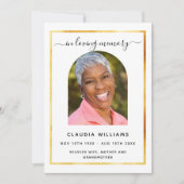 Foto zur Beerdigung des Lebenslebens Einladung (Vorderseite)